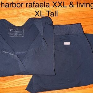 Figs Dark Harbor Livingston XL Tall Pants PANTS ONLY